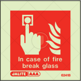 In case of fire break glass